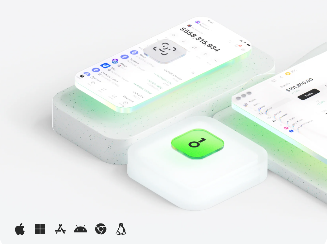 OneKey App 管理 USDT 与多网络稳定币资产界面
